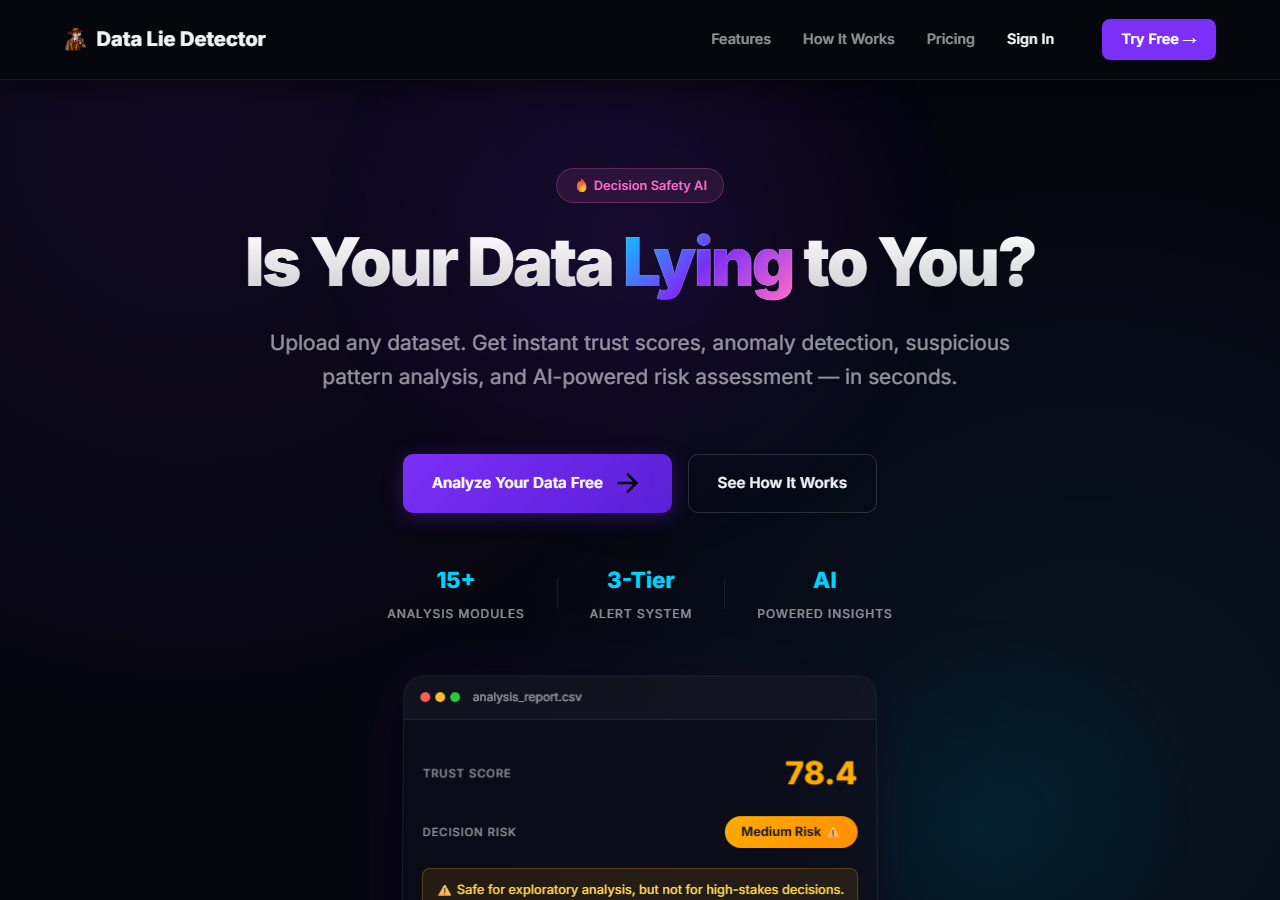 Data Lie Detector - File Ingestion